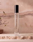 Nude Vanille 10ml parfum styled on travertine
