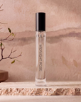 Midnight Rose 10ml parfum styled on travertine